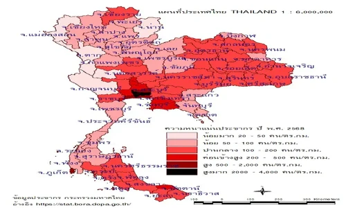 Population Density in 2025